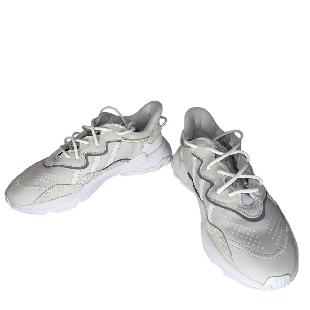 Adidas Ozweego Women's Cloud White Lilac Metallic Athletic Sneakers Shoes Size 7